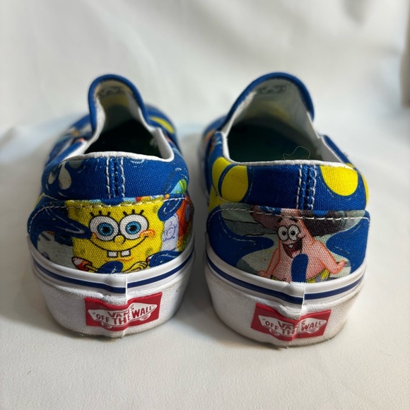 VANS Sponge Bob Square Pants Sz 6 Women 4.5 Men Aloha Bob Slip On Loafers - Picture 8 of 10